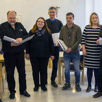 Öppna bilden i större format Kyrkan byggs