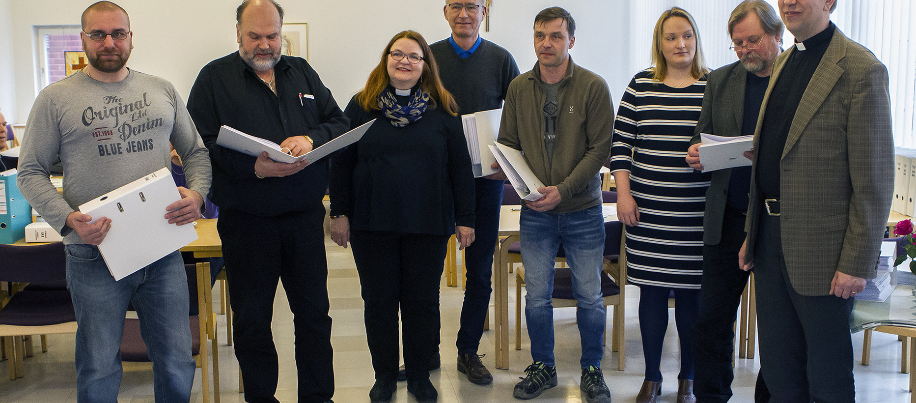 Öppna bilden i större format Kyrkan byggs