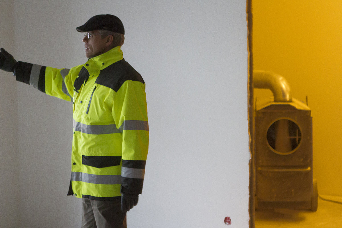 Öppna bilden i större format Kyrkan byggs