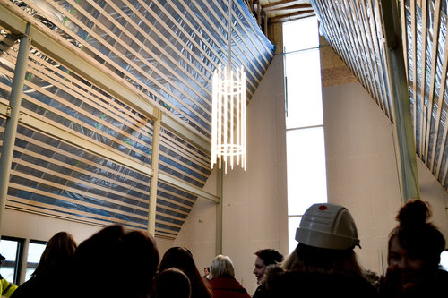 Öppna bilden i större format Kyrkan byggs