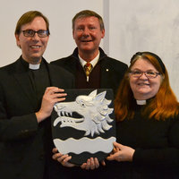 Öppna bilden i större format Kyrkan byggs