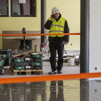 Öppna bilden i större format Kyrkan byggs