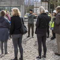 Öppna bilden i större format Kyrkan byggs