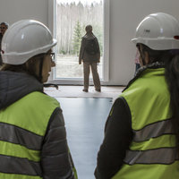 Öppna bilden i större format Kyrkan byggs